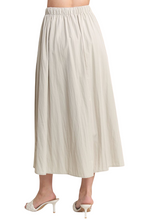 Load image into Gallery viewer, ADORA Drawstring Waist Crinkle Maxi Skirt