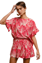 Load image into Gallery viewer, BiBi Print Woven Ruffled Sleeves Top
