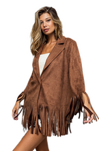 Load image into Gallery viewer, BiBi Single Blazer with Fringed Hem