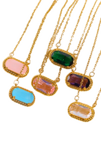 Load image into Gallery viewer, Copper 14K Gold-Plated Pendant Necklace