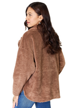 Load image into Gallery viewer, Culture Code Double Breasted Fuzzy Coat