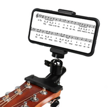 Load image into Gallery viewer, Phone Guitar Clip Stand
