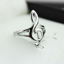 Load image into Gallery viewer, Unique Hollow Out Musical Notes Rings For Women Men Jewelry High Quality
