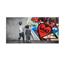 Load image into Gallery viewer, Children&#39;s Graffiti Wall Art Canvas Abstract
