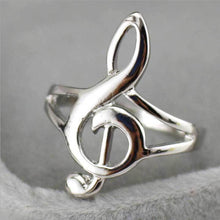 Load image into Gallery viewer, Unique Hollow Out Musical Notes Rings For Women Men Jewelry High Quality
