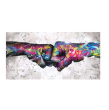 Load image into Gallery viewer, Children&#39;s Graffiti Wall Art Canvas Abstract
