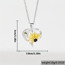 Load image into Gallery viewer, Cute Lady Animal Bee Sunflower Heart Earrings
