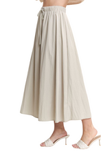 Load image into Gallery viewer, ADORA Drawstring Waist Crinkle Maxi Skirt
