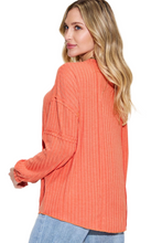Load image into Gallery viewer, Basic Bae Full Size Ribbed Round Neck Long Sleeve T-Shirt

