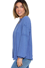 Load image into Gallery viewer, Basic Bae Full Size Ribbed Round Neck Long Sleeve T-Shirt
