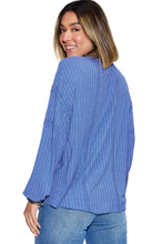 Load image into Gallery viewer, Basic Bae Full Size Ribbed Round Neck Long Sleeve T-Shirt
