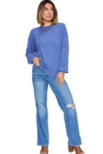 Load image into Gallery viewer, Basic Bae Full Size Ribbed Round Neck Long Sleeve T-Shirt
