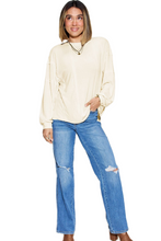 Load image into Gallery viewer, Basic Bae Full Size Ribbed Round Neck Long Sleeve T-Shirt
