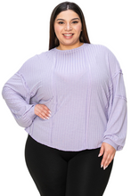 Load image into Gallery viewer, Basic Bae Full Size Ribbed Round Neck Long Sleeve T-Shirt
