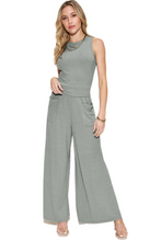 Load image into Gallery viewer, Basic Bae Full Size Ribbed Tank and Wide Leg Pants Set

