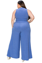 Load image into Gallery viewer, Basic Bae Full Size Ribbed Tank and Wide Leg Pants Set
