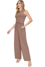 Load image into Gallery viewer, Basic Bae Full Size Ribbed Tank and Wide Leg Pants Set
