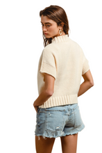 Load image into Gallery viewer, BiBi American Flag Patchwork Drop Shoulder Sweater
