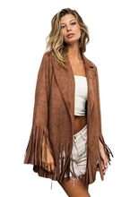 Load image into Gallery viewer, BiBi Single Blazer with Fringed Hem
