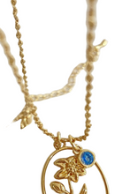 Load image into Gallery viewer, Flower Shell Pendant Copper Necklace
