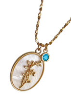 Load image into Gallery viewer, Flower Shell Pendant Copper Necklace
