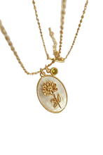Load image into Gallery viewer, Flower Shell Pendant Copper Necklace
