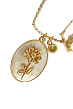 Load image into Gallery viewer, Flower Shell Pendant Copper Necklace
