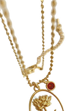 Load image into Gallery viewer, Flower Shell Pendant Copper Necklace
