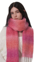 Load image into Gallery viewer, Fringe Gradient Thermal Scarf

