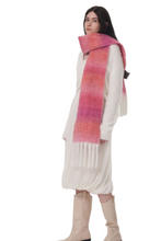 Load image into Gallery viewer, Fringe Gradient Thermal Scarf
