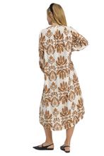 Load image into Gallery viewer, Umgee Mix Abstract Floral Print Midi Dress
