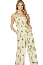 Load image into Gallery viewer, Umgee Smocked Printed Wide Leg Jumpsuit
