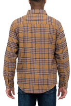 Load image into Gallery viewer, WEIV Men&#39;s Full Size Long Sleeve Flannel Full Plaid Checkered Shirt Plus Size
