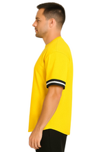 Load image into Gallery viewer, WEIV Men&#39;s Mesh Sleeve Tape Athletic T-shirt
