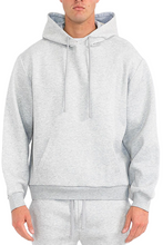 Load image into Gallery viewer, WEIV Men&#39;s Oversized Solid Tech  Fleece Hoodie
