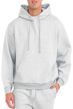 Load image into Gallery viewer, WEIV Men&#39;s Oversized Solid Tech  Fleece Hoodie
