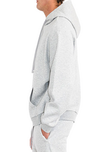 Load image into Gallery viewer, WEIV Men&#39;s Oversized Solid Tech  Fleece Hoodie
