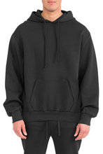 Load image into Gallery viewer, WEIV Men&#39;s Oversized Solid Tech  Fleece Hoodie
