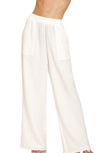 Load image into Gallery viewer, Zenana Double Gauze Elastic Band Pants
