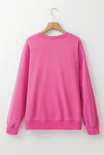 Load image into Gallery viewer, Rose Red Floral MAMA Embroidered Graphic Pullover Sweatshirt
