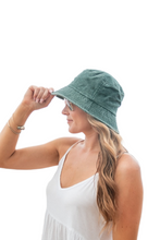 Load image into Gallery viewer, Solid Distressed Bucket Hat
