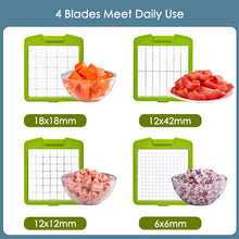Load image into Gallery viewer, Fruit / Vegetable Chopper with 4 Blades
