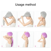 Load image into Gallery viewer, Microfiber Hair Towel
