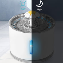 Load image into Gallery viewer, Automatic Pet Water Fountain with LED Lighting
